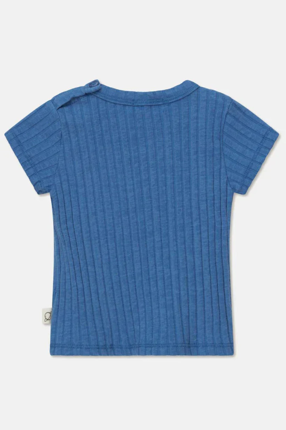 Rib basic baby t-shirt - Blue - T-shirt