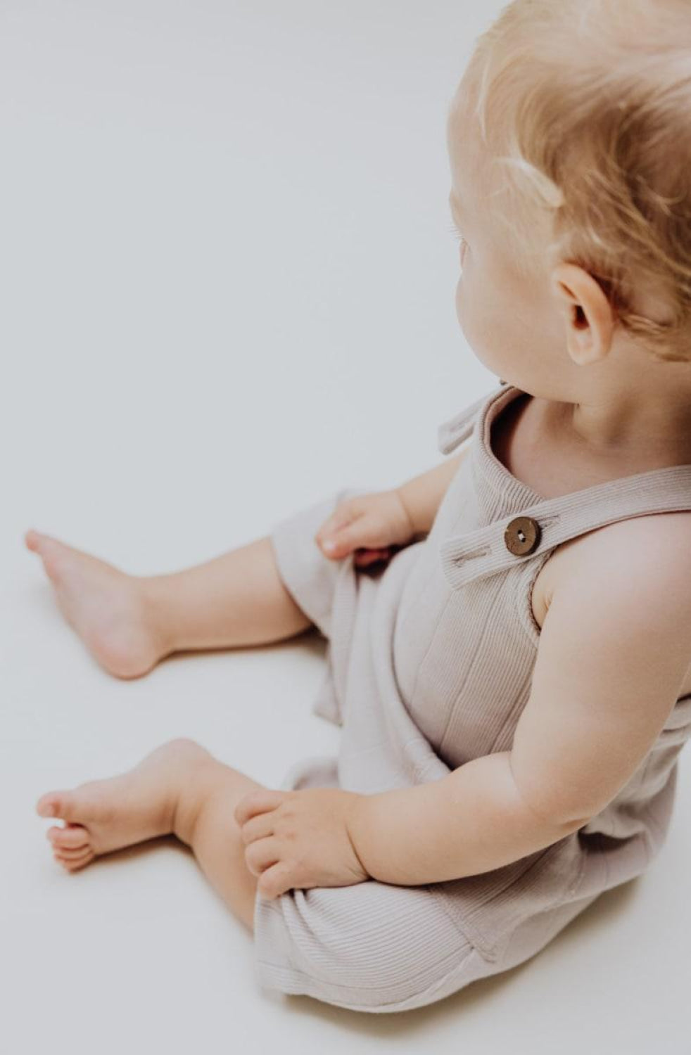 Rib Overalls - Stone - Overalls