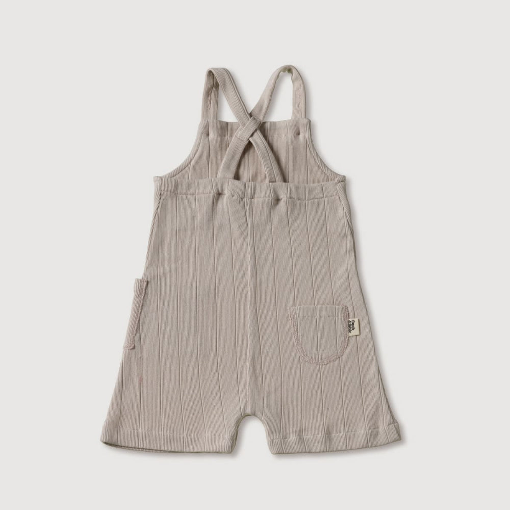 Rib Overalls - Stone - Overalls