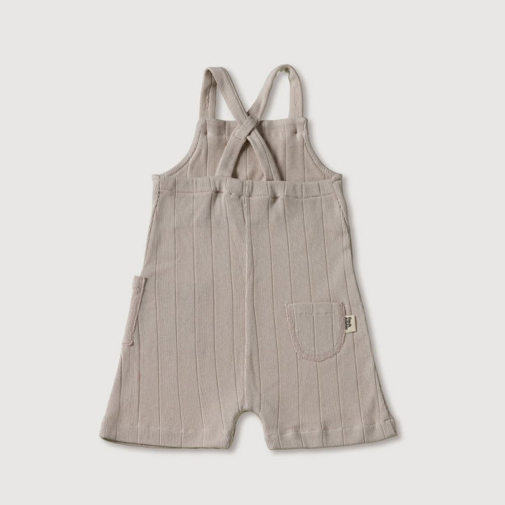 Rib Overalls - Stone - Overalls