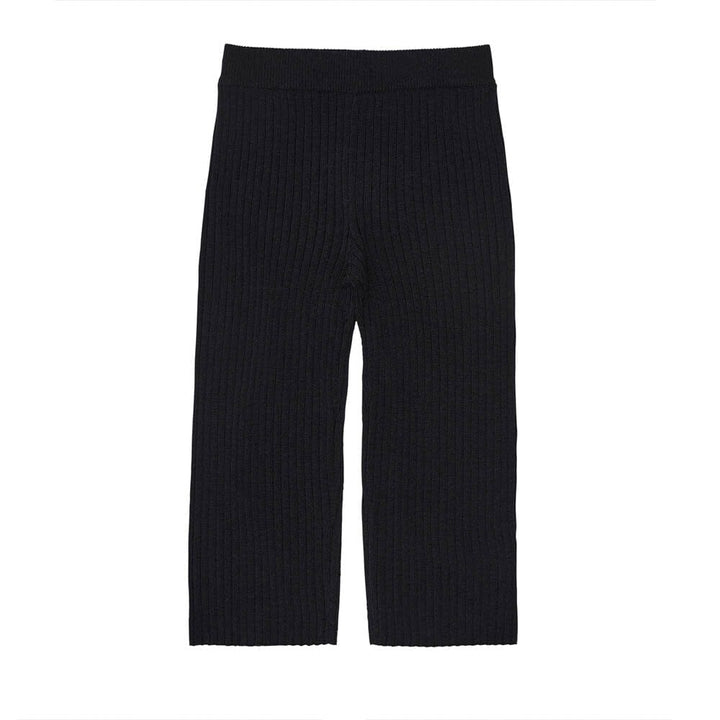 Rib Sweater Pants - Dark Navy Sweaters FUB 