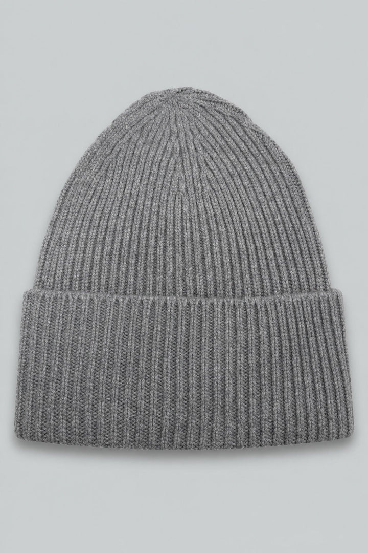 Ribbed Beanie - Heather Gray - OS - Hat