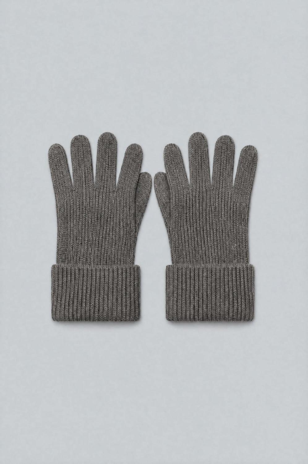 Ribbed Gloves - Heather Gray - Gloves
