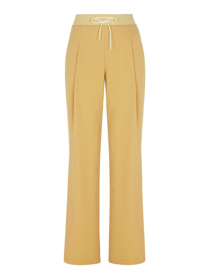 Ribbed Pants - Camel - Pants