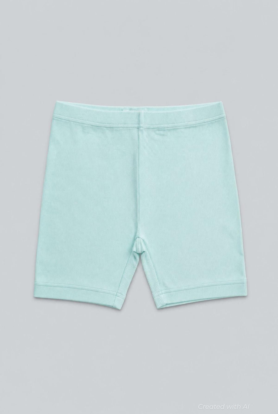 Ribbed Shorts - Mint - Shorts