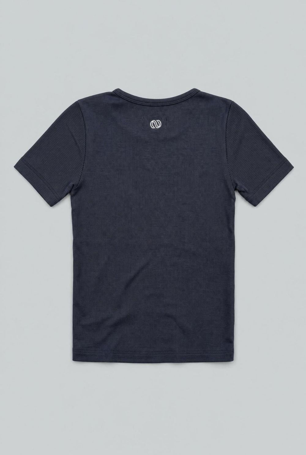 Ribbed Tee - Black - T-shirt