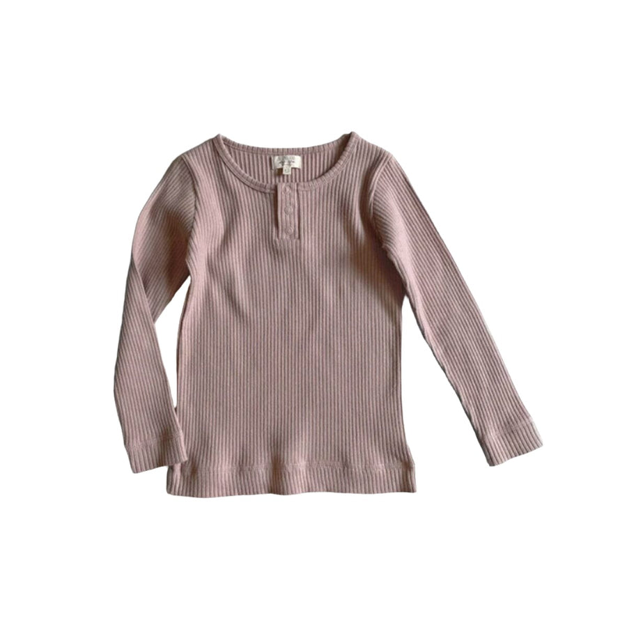 The Ribbed Top - Antique Rose Tops The Simple Folk 