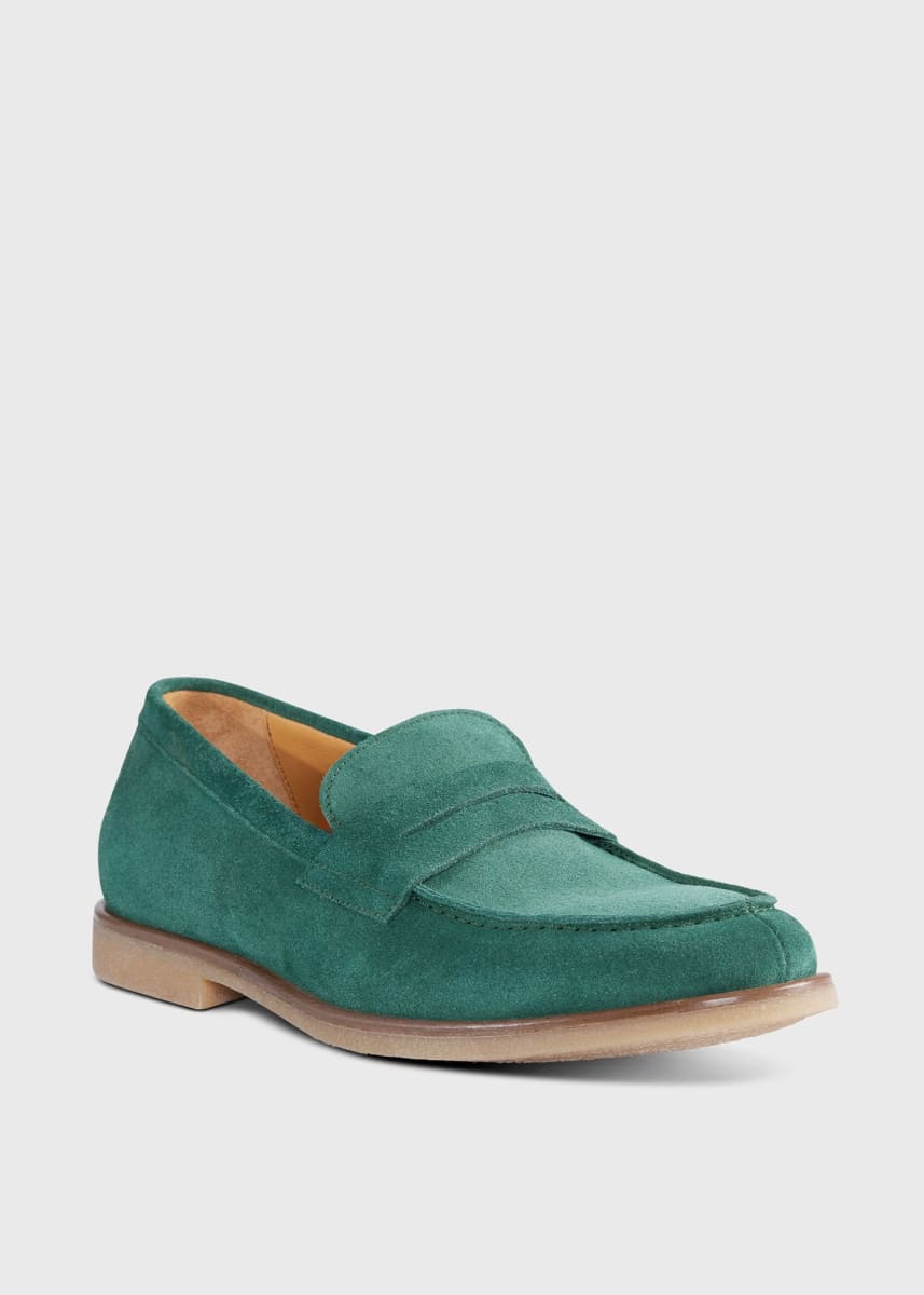 Suede Matthew Loafer - Green