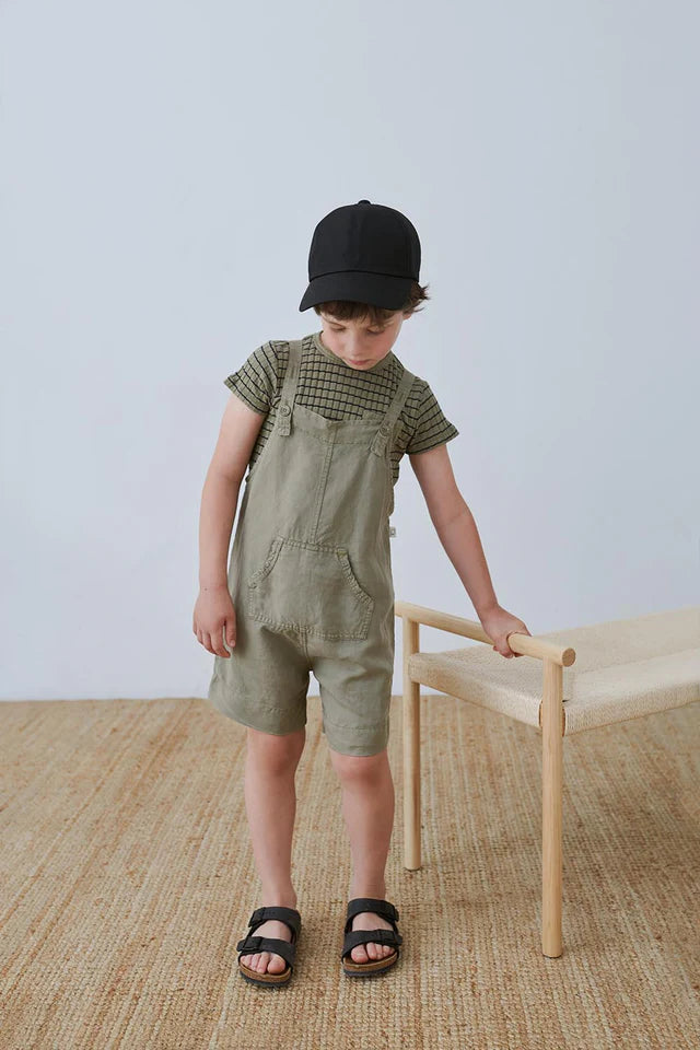 Rib stripe t-shirt - Khaki