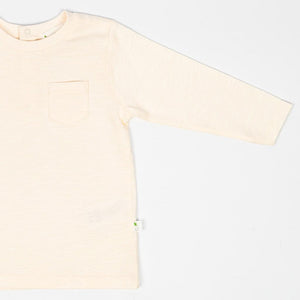Long Sleeve Slub Jersey Shirt - Oat Milk