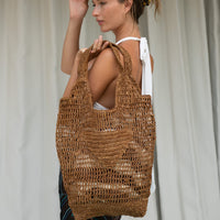 The Net Tote Bag - Caramel