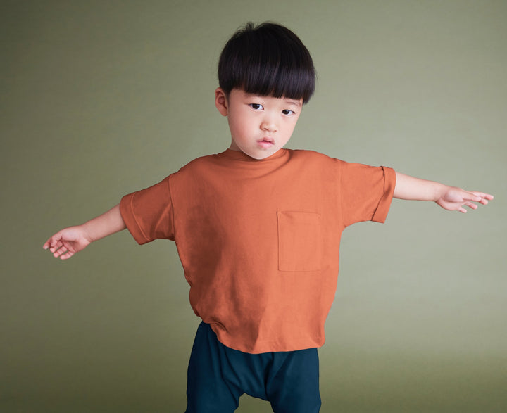 Organic Cotton Tee - Rust