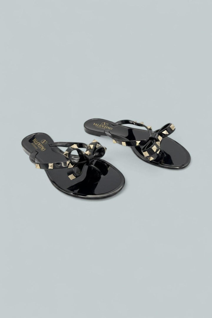 Rockstud Rubber Slipper - Poudre - Flip Flops