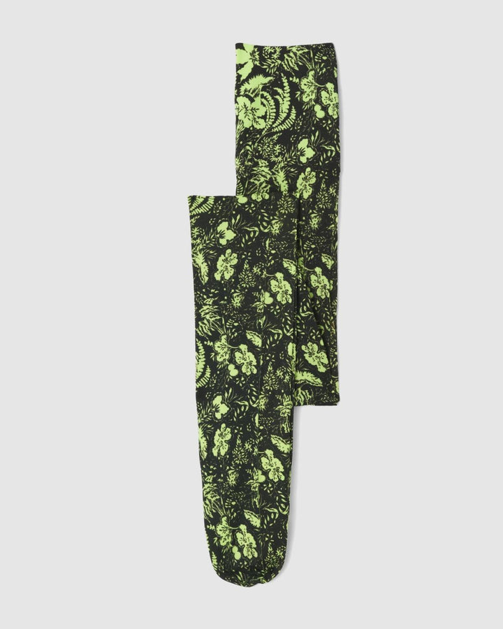 Rodebjer Colab Vegetal Tights - Techno Green - Tights