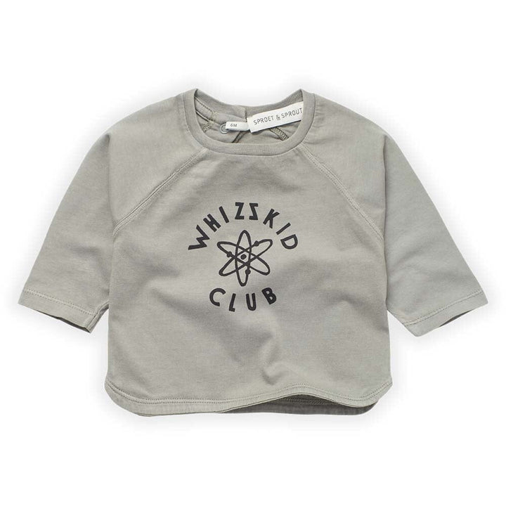 Whizzkid Club Raglan T-Shirt - Storm Grey T-Shirts Sproet & Sprout