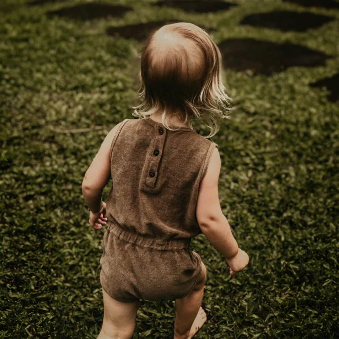 The Vintage Romper - Olive