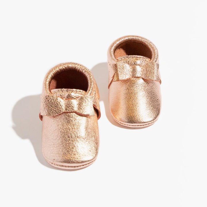 Rose Gold Bow Baby Shoe - ’Bootie - Baby Kids Adult’