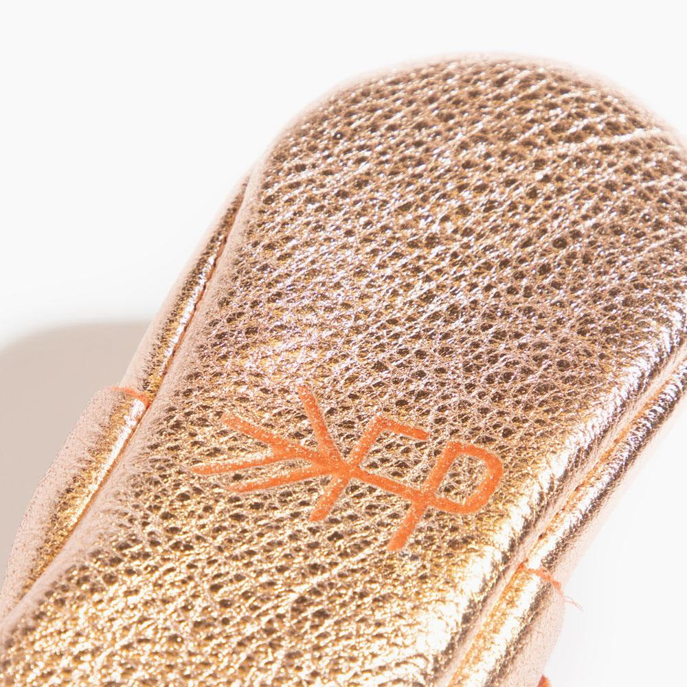 Rose Gold Mary Jane Baby Shoe - ’Bootie - Baby Kids Adult’