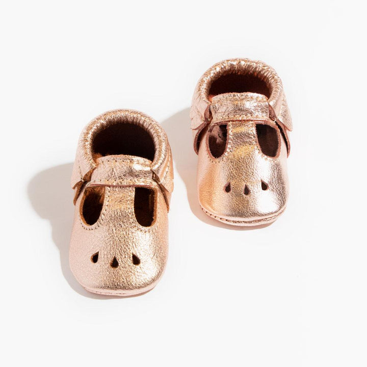 Rose Gold Mary Jane Baby Shoe - ’Bootie - Baby Kids Adult’