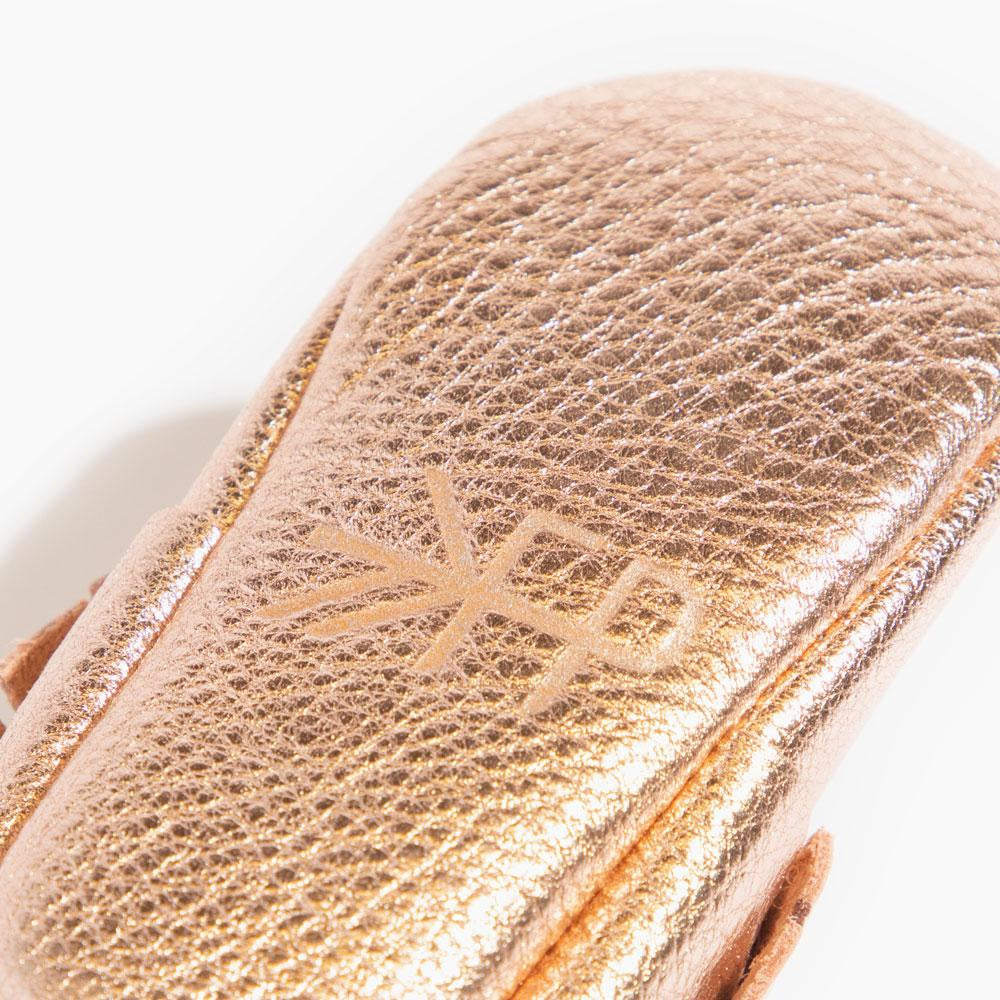Rose Gold Moccasin Baby Shoe - ’Moccasin - Kids Adult’
