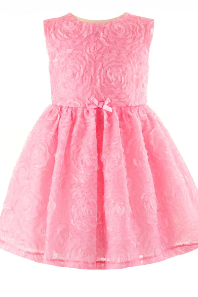 Rosette Tulle Dress - Dresses