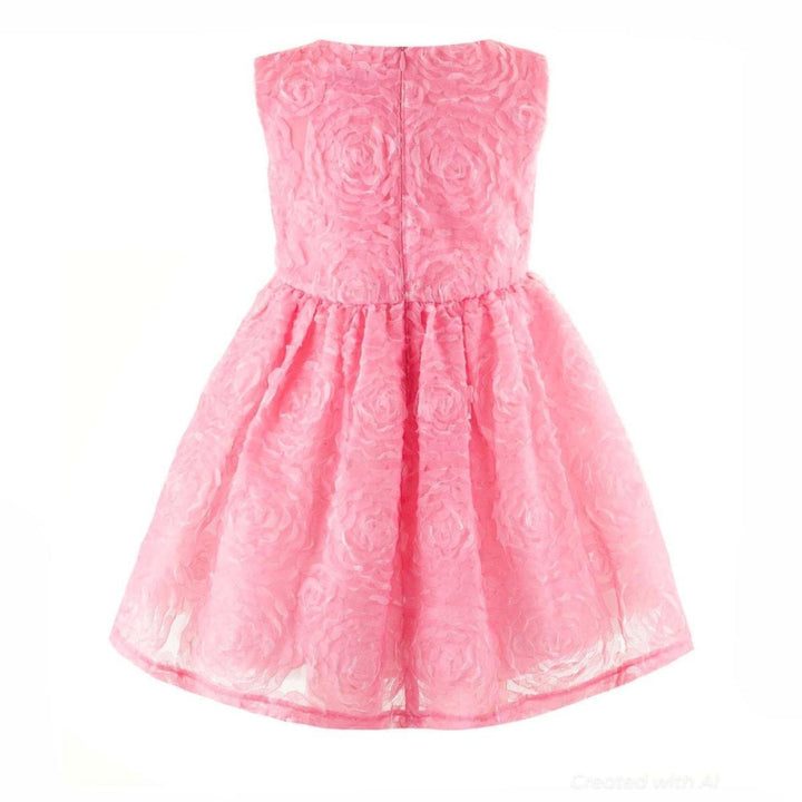 Rosette Tulle Dress - Dresses