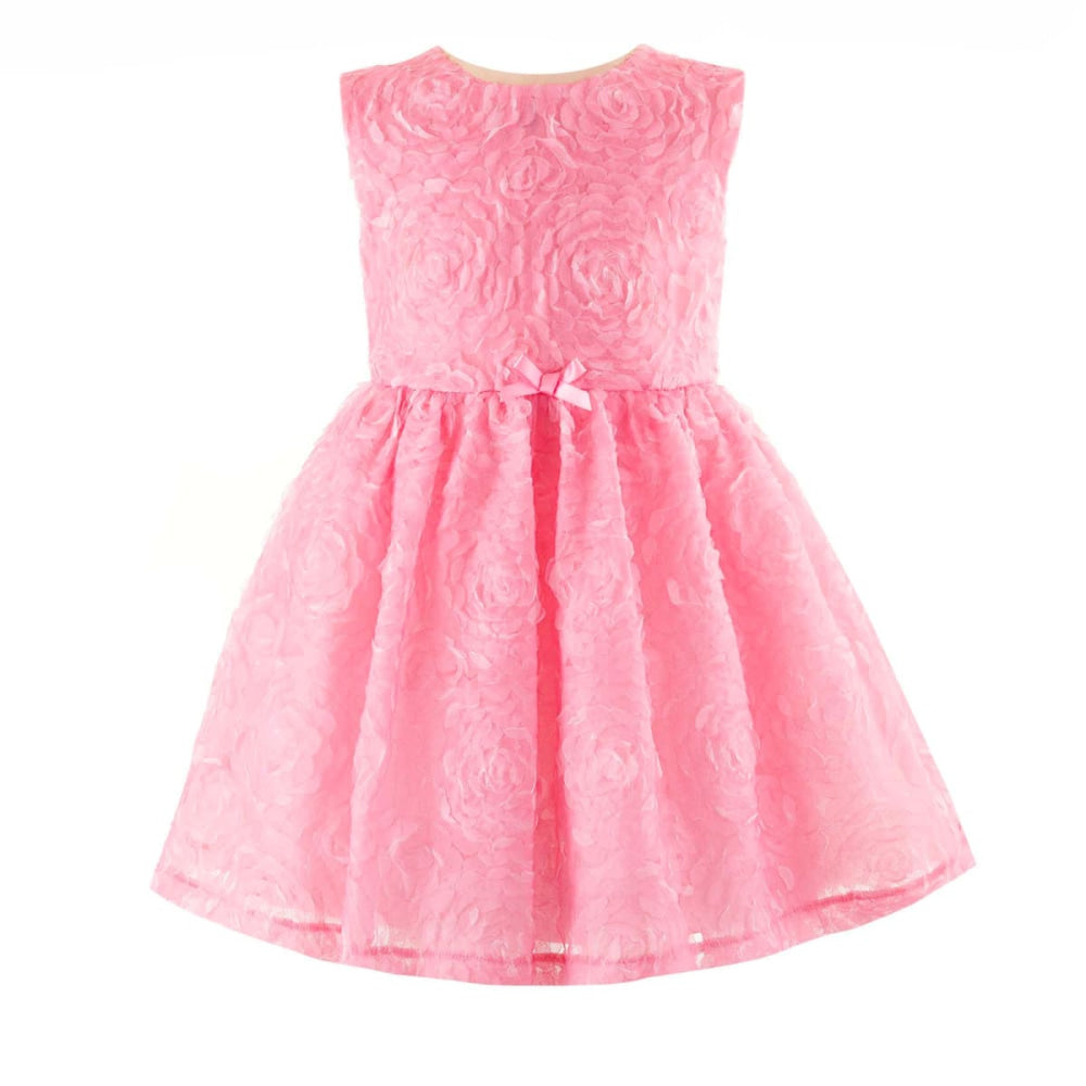 Rosette Tulle Dress - Dresses