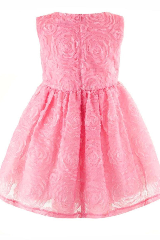 Rosette Tulle Dress - Dresses