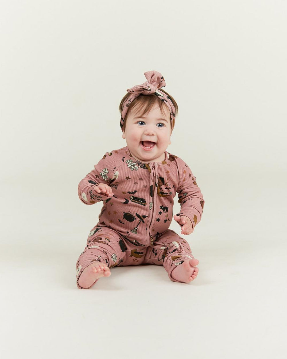 Rosie Headband Wrap - Pink Halloween Mashup - One Size - Hair Accessories