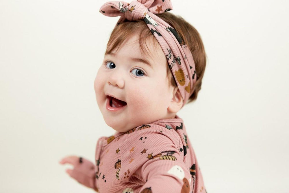 Rosie Headband Wrap - Pink Halloween Mashup - One Size - Hair Accessories