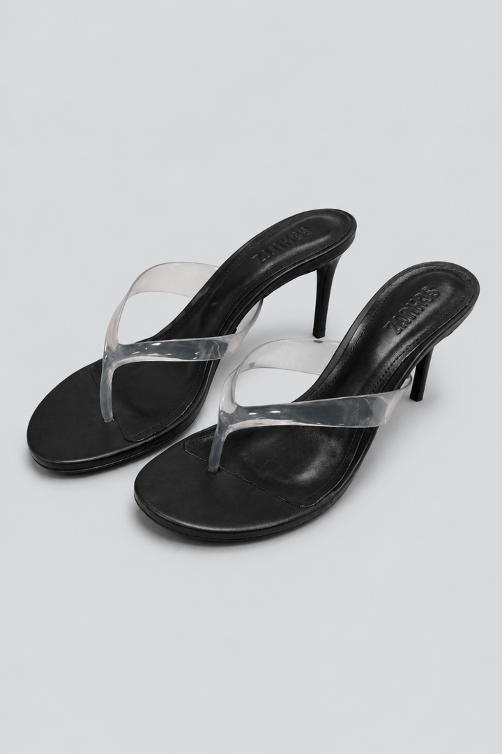 Roslyn Jelly Thong Sandal - Black - 8 - Sandal