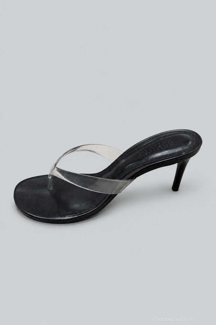 Roslyn Jelly Thong Sandal - Black - 8 - Sandal