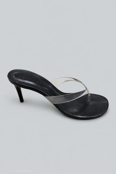 Roslyn Jelly Thong Sandal - Black - 8 - Sandal