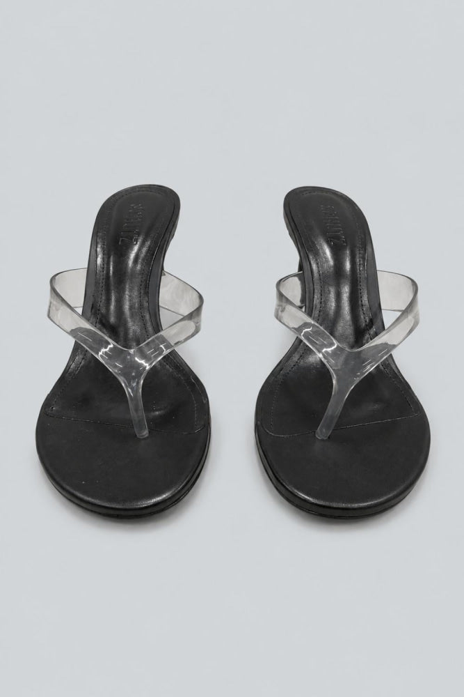 Roslyn Jelly Thong Sandal - Black - 8 - Sandal