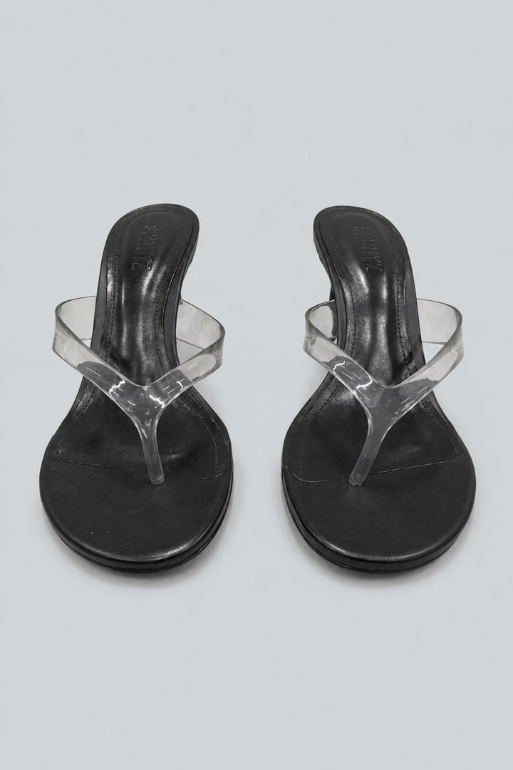 Roslyn Jelly Thong Sandal - Black - 8 - Sandal