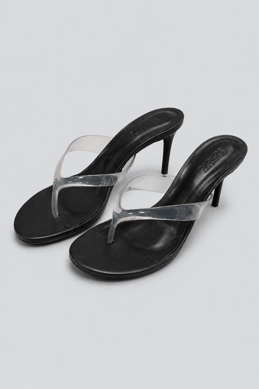 Roslyn Jelly Thong Sandal - Black - 8 - Sandal