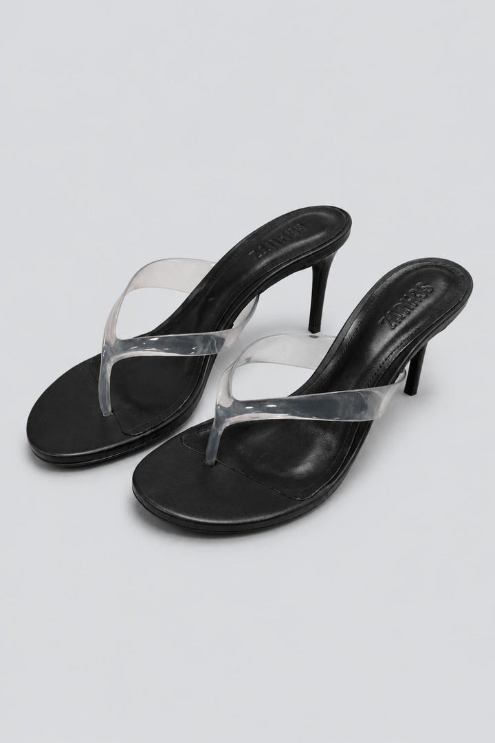 Roslyn Jelly Thong Sandal - Black - 8 - Sandal
