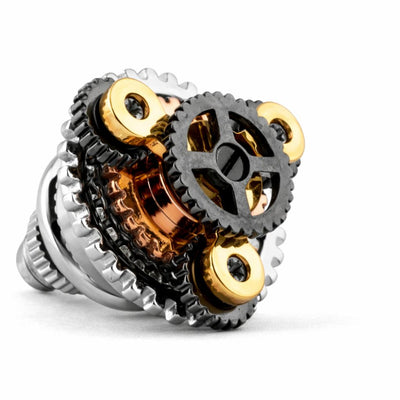 Rotondo Gear Pin - Multi Coloured - One Size - Pin