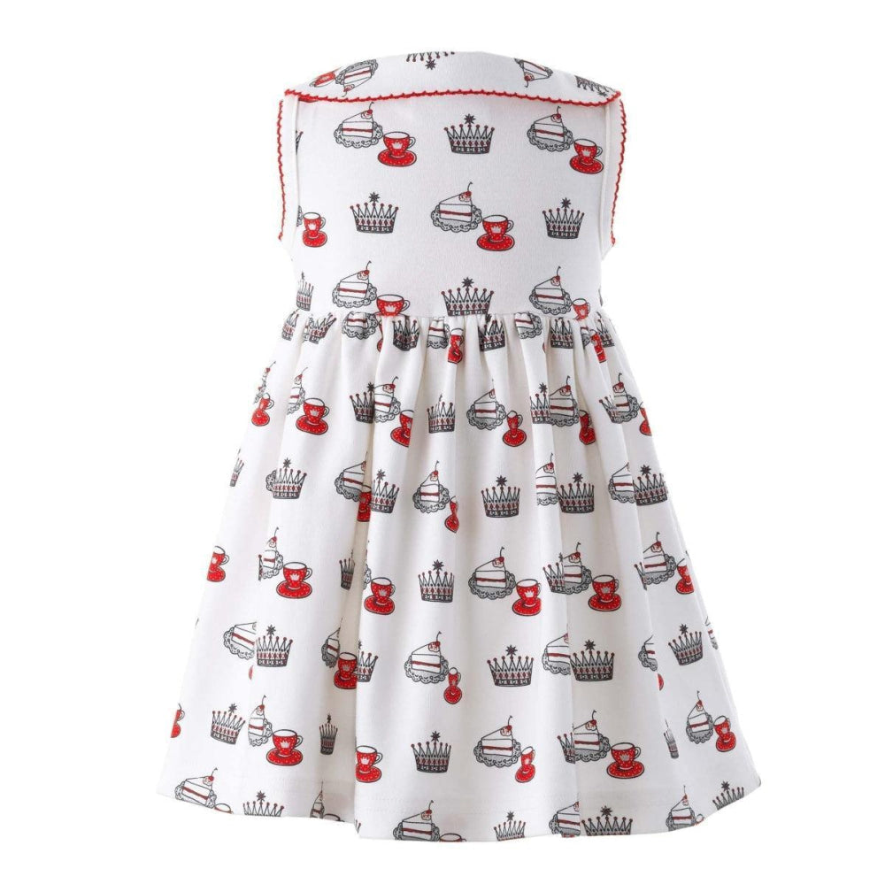 Royal Tea Party Jersey Dress & Bloomers - 1m - Dresses