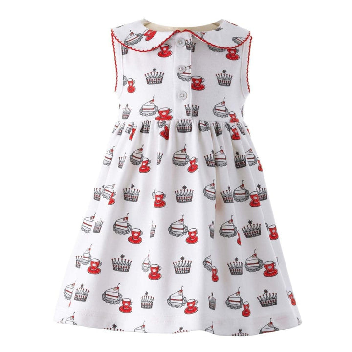 Royal Tea Party Jersey Dress & Bloomers - 1m - Dresses