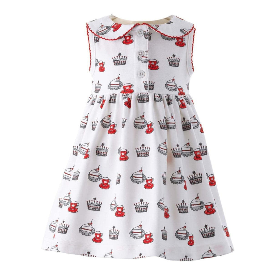 Royal Tea Party Jersey Dress & Bloomers - 1m - Dresses