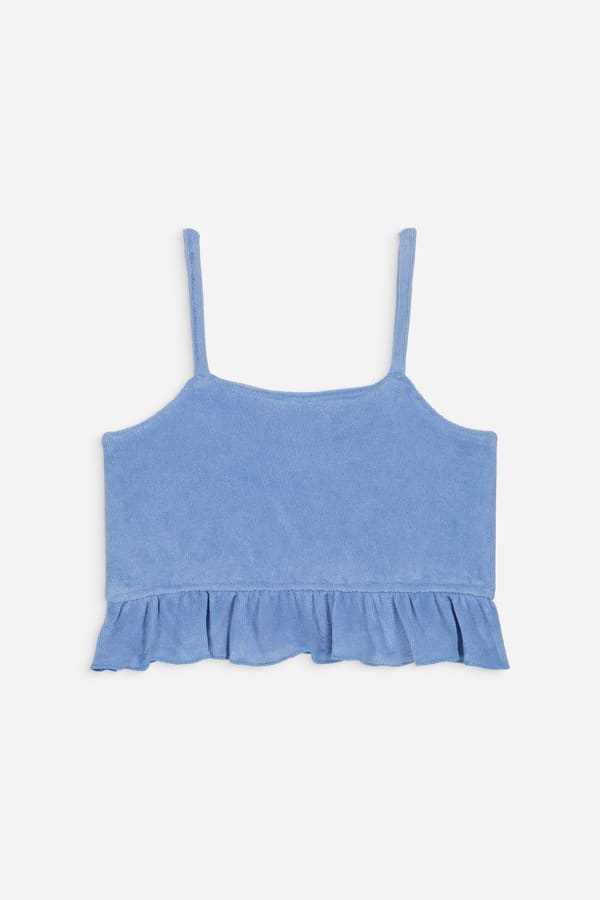Top Clara - Azzurro
