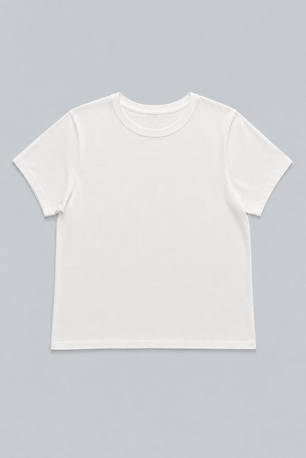 Crew Neck Tee - White