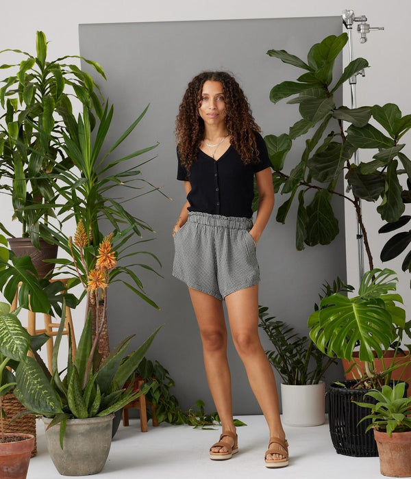 Mercer Short - Black Check - Shorts