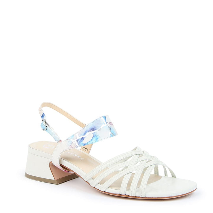 White Bell Sandal + Marble Elsie - White