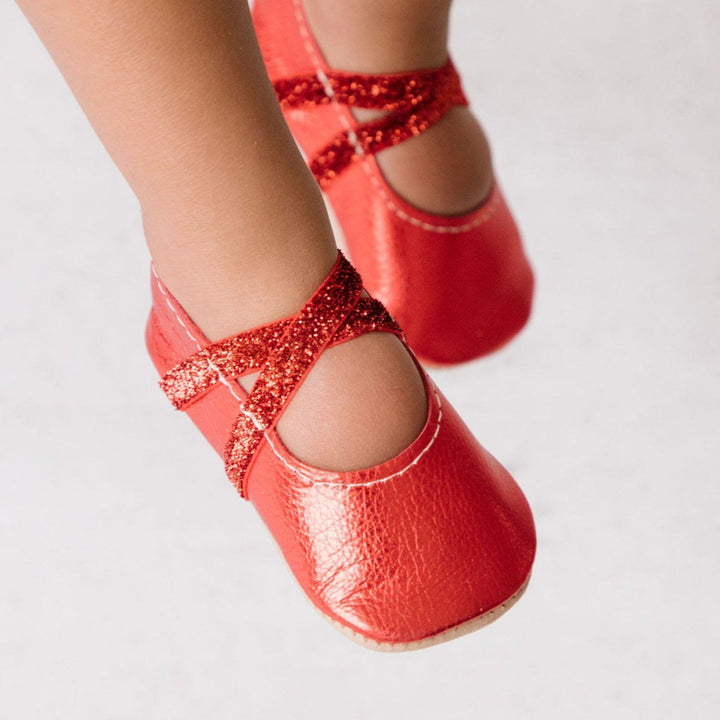 Ruby Ballet Slipper Baby Shoe - ’Flats - Baby Kids Adult All’