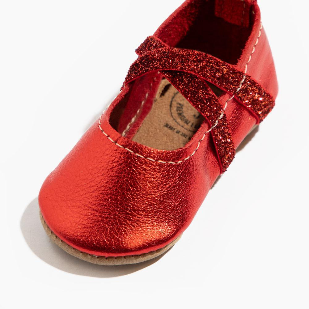 Ruby Ballet Slipper Baby Shoe - ’Flats - Baby Kids Adult All’