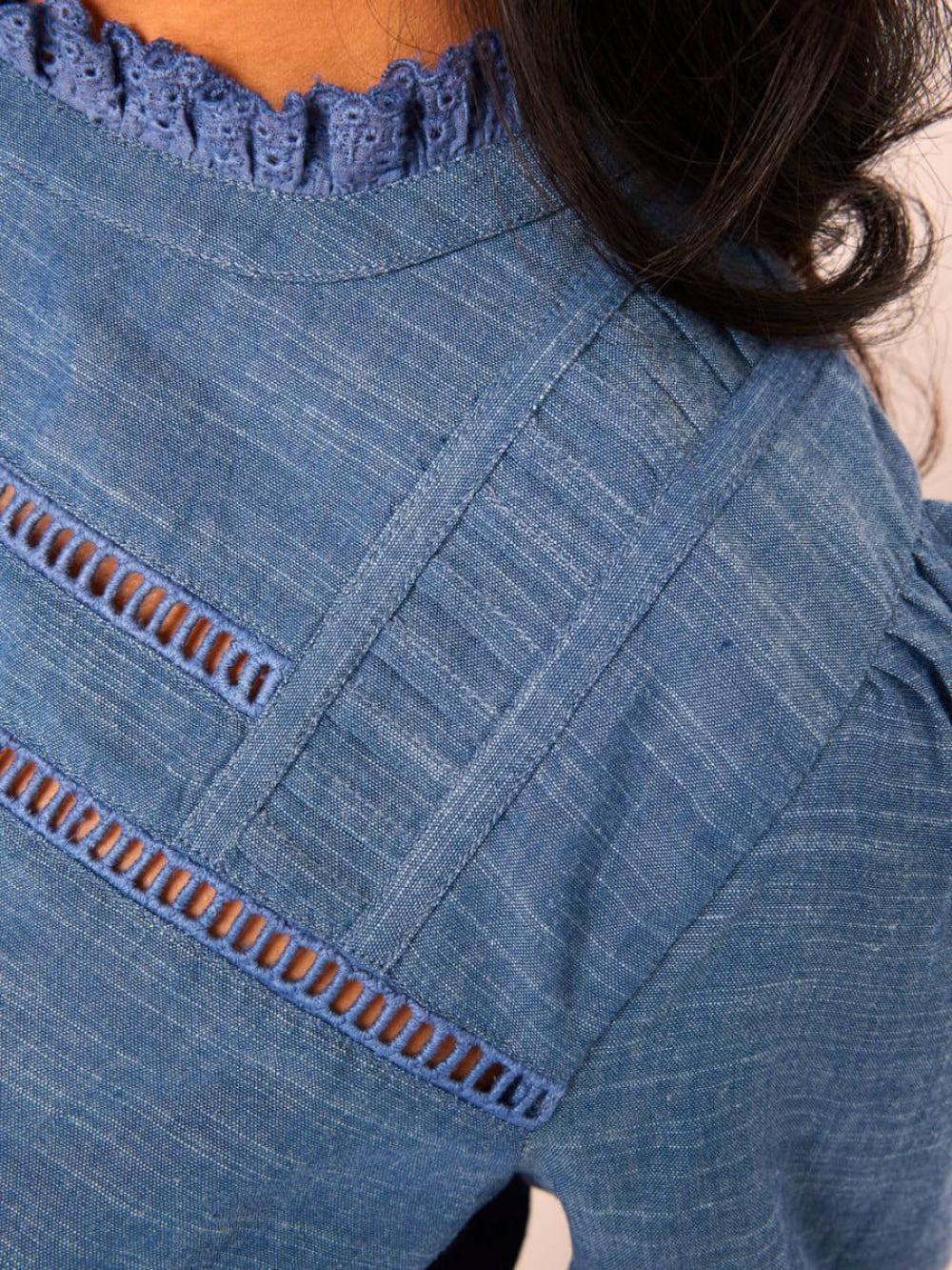 Ruby Blouse - Chambray - Blouse