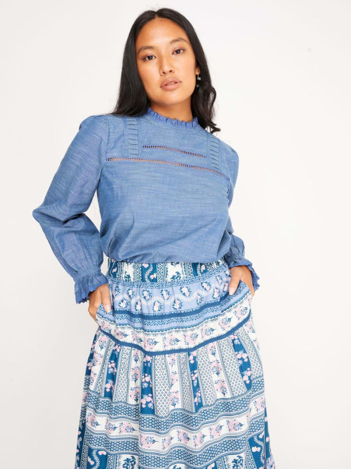 Ruby Blouse - Chambray - Blouse