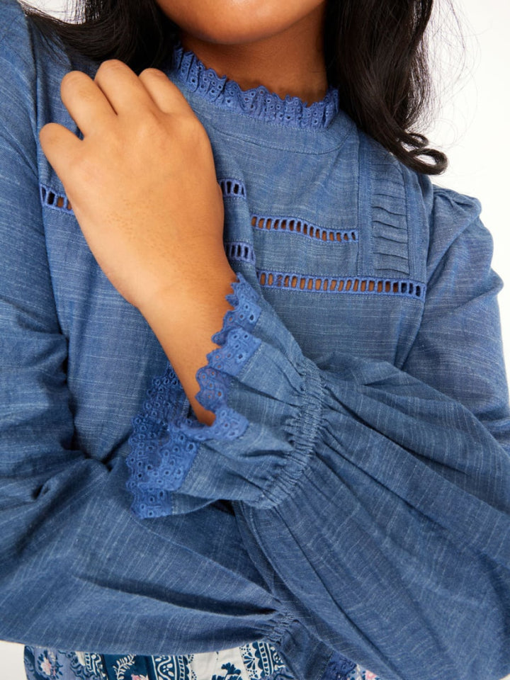 Ruby Blouse - Chambray - Blouse